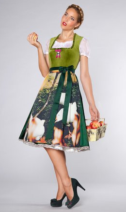 Schwarzwald Couture - Design Dirndl grün