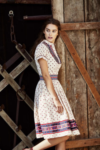 Dirndl aus der Steiermark - Lena Hoschek - Österreichische Dirndl Wally Kleid - Lena Hoschek Frühjahr/Sommer 2018